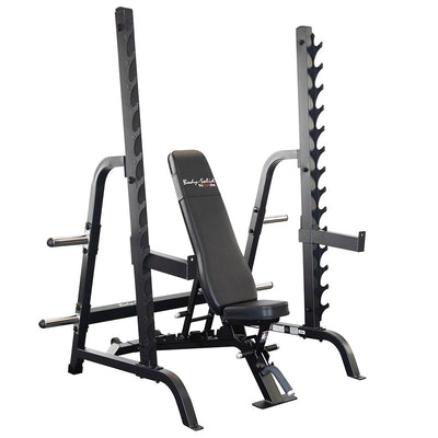 Body-Solid SDIB370 – Bank- und Kniebeugenständer-Kombination