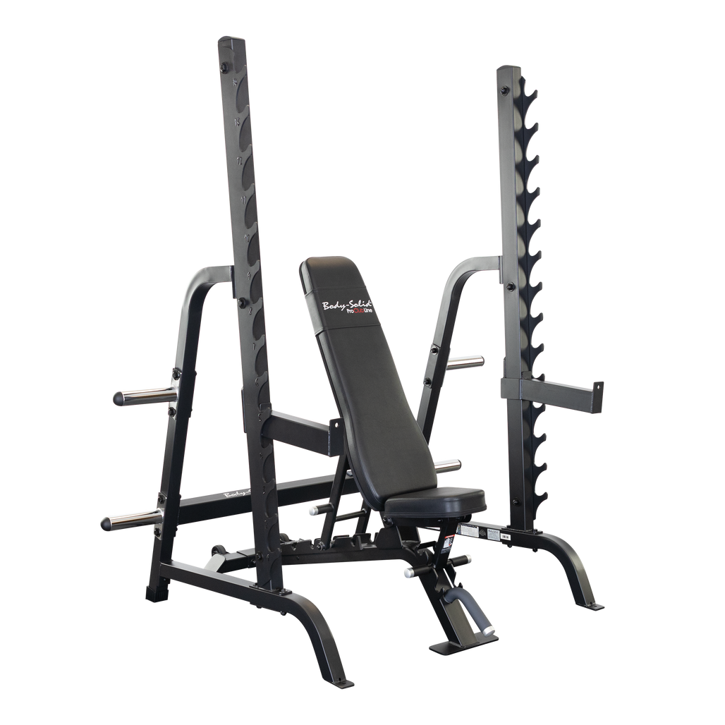 Body-Solid SDIB370 – Bank- und Kniebeugenständer-Kombination