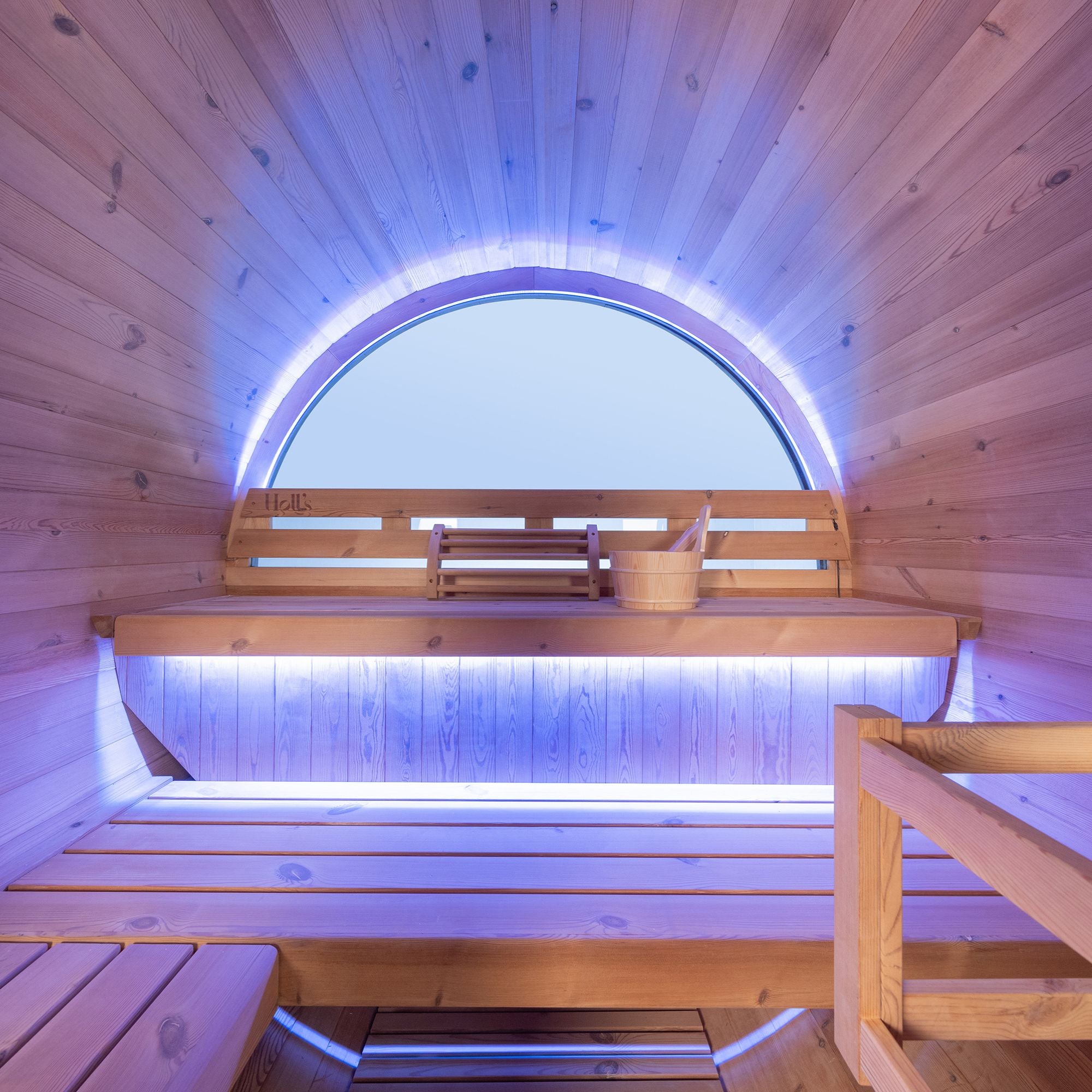 Buiten barrel sauna voor 5/6 personen - Holl's Orphee 180
