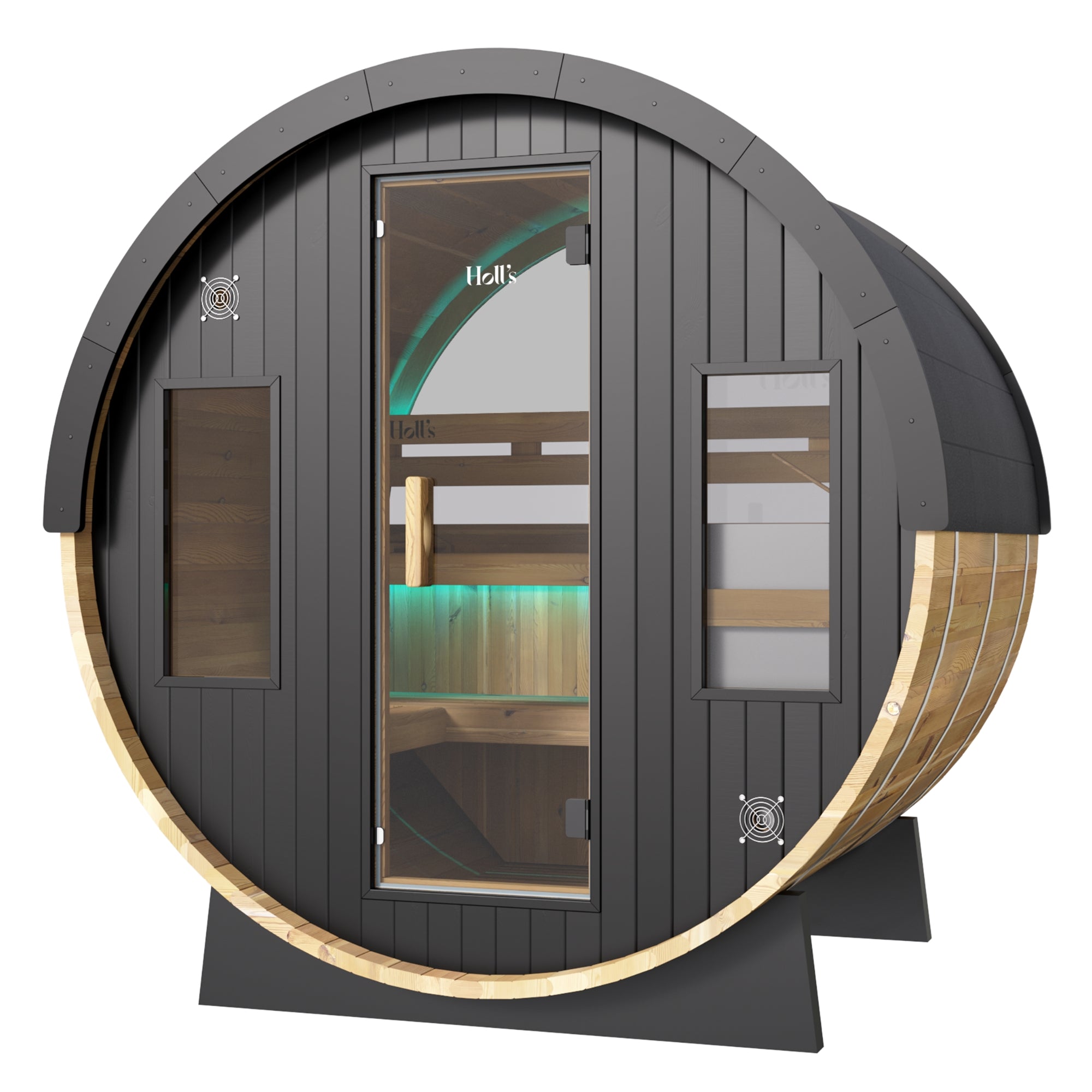 Buiten barrel sauna voor 5/6 personen - Holl's Orphee 180