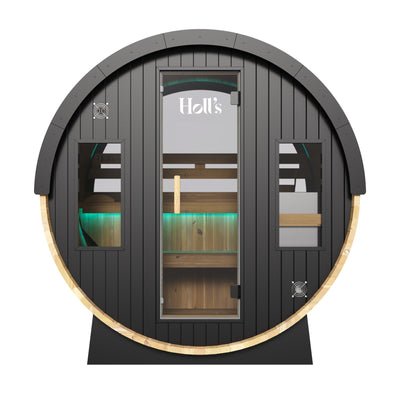 Buiten barrel sauna voor 5/6 personen - Holl's Orphee 180