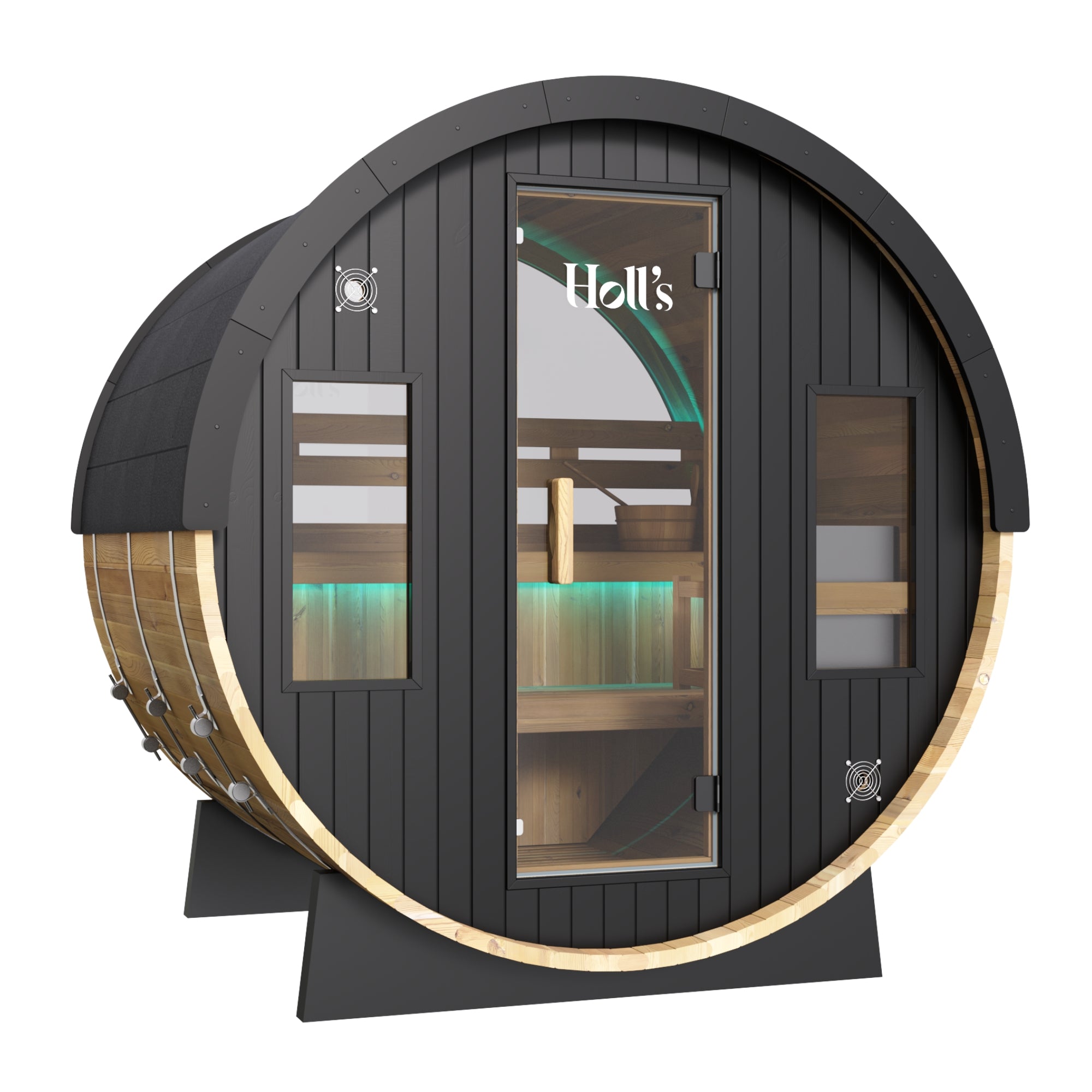Buiten barrel sauna voor 5/6 personen - Holl's Orphee 180