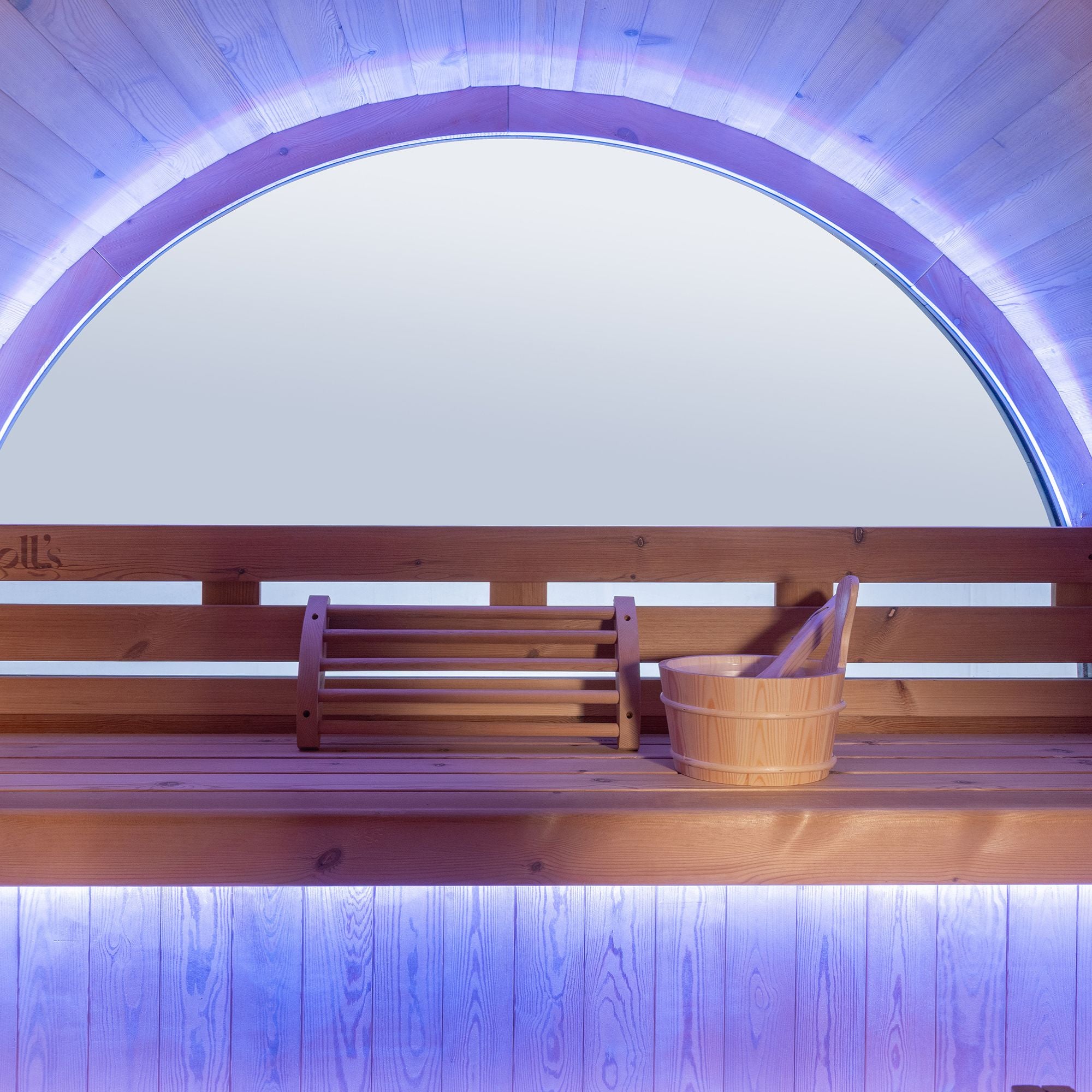 Buiten barrel sauna voor 5/6 personen - Holl's Orphee 180