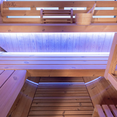 Buiten barrel sauna voor 5/6 personen - Holl's Orphee 180