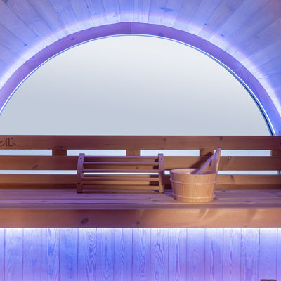 Buiten barrel sauna voor 5/6 personen - Holl's Orphee 240