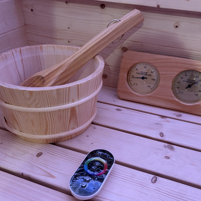 Buitensauna voor 2 personen - France Sauna Gaïa Urban