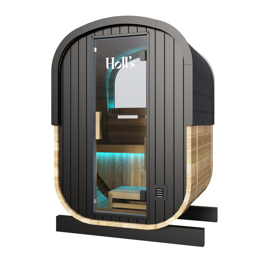 Buitensauna voor 2 personen - Holl's Cocoon 130