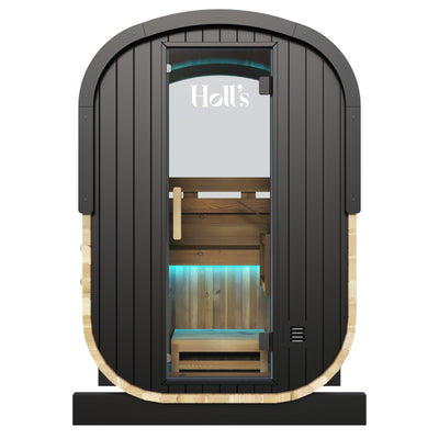 Buitensauna voor 2 personen - Holl's Cocoon 130