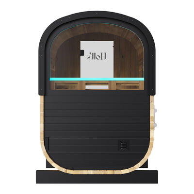 Buitensauna voor 2 personen - Holl's Cocoon 130