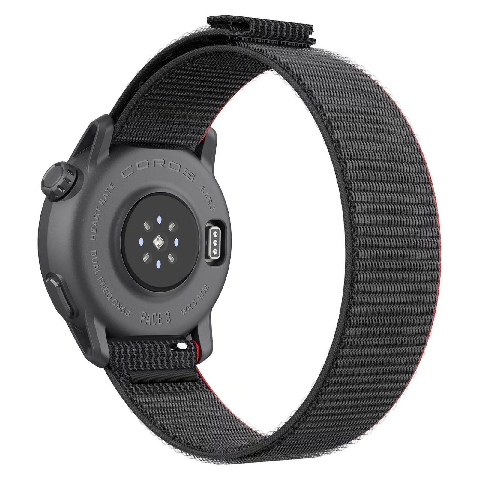 Coros PACE 3 Nylon Schwarz – GPS-Sport- und Abenteueruhr/Multisportuhr