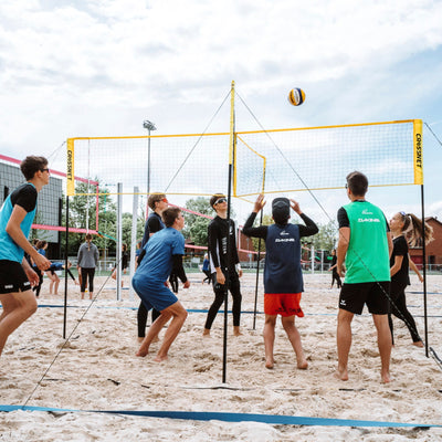 Kreuznetz für Volleyball/Badminton mit 4 Personen - multifunktional - Crossnet