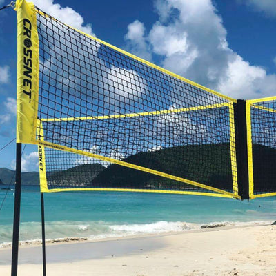 Kreuznetz für Volleyball/Badminton mit 4 Personen - multifunktional - Crossnet