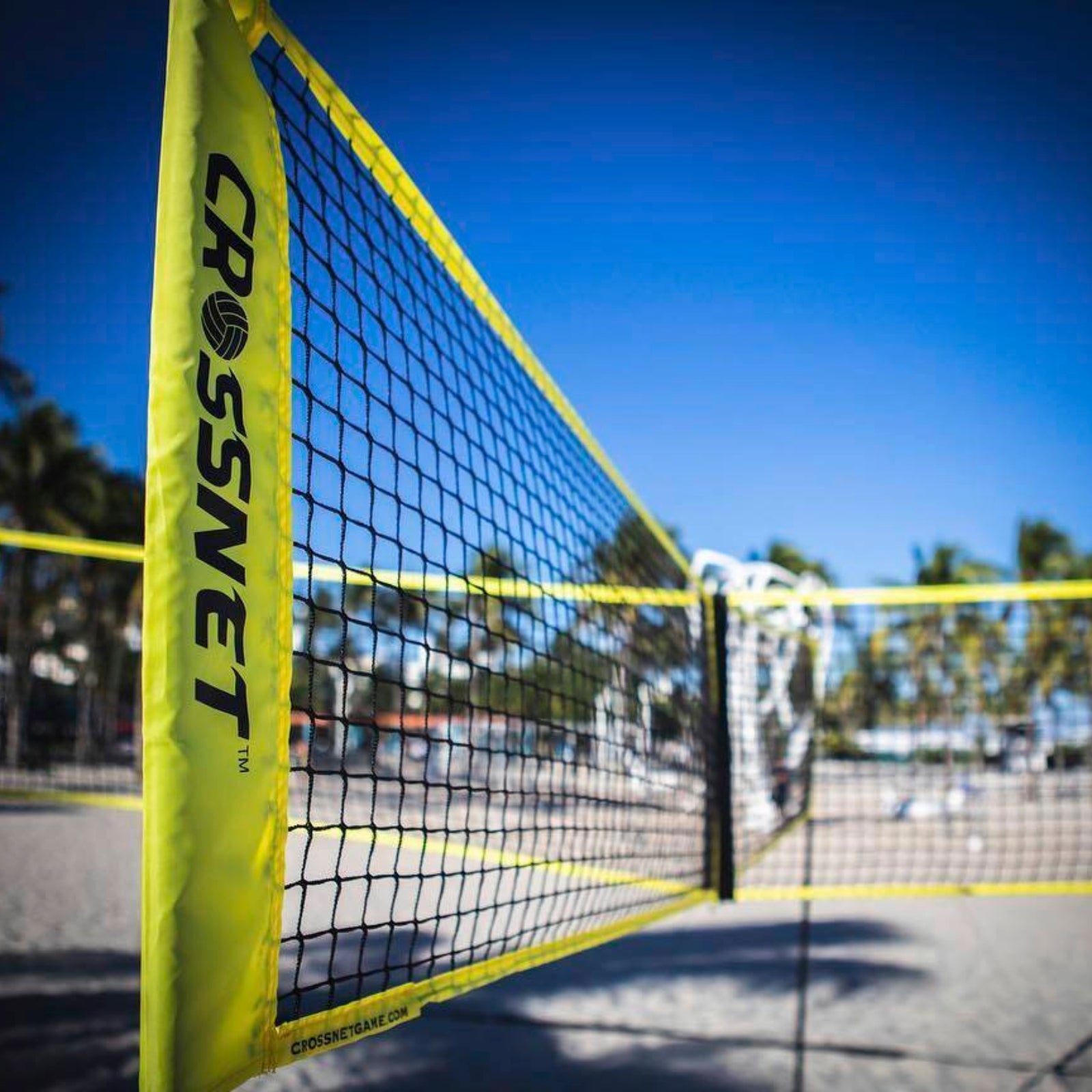 Kreuznetz für Volleyball/Badminton mit 4 Personen - multifunktional - Crossnet