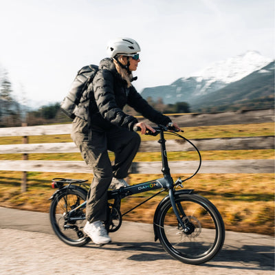 Vouwfiets - Dahon Launch D8 20" - Navy / blauw  - 8-speed derailleur - schijfremmen