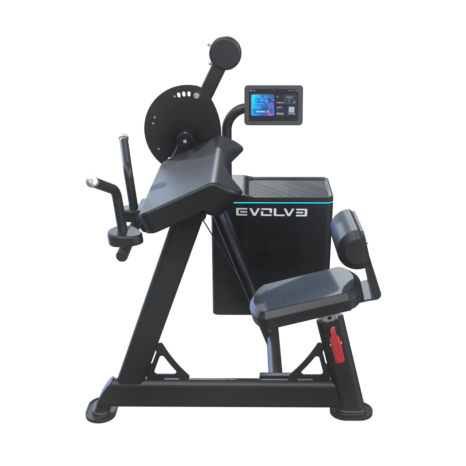 Digitale Bizeps- und Trizepsmaschine – Evolve Fitness Digital Strength DS-427 mit Gewichtsschienen