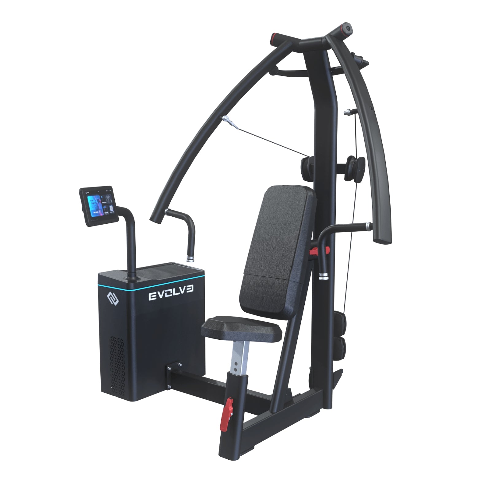Digitale Brustpresse - Evolve Fitness Digital Strength DS-401 mit Gewichtsschienen