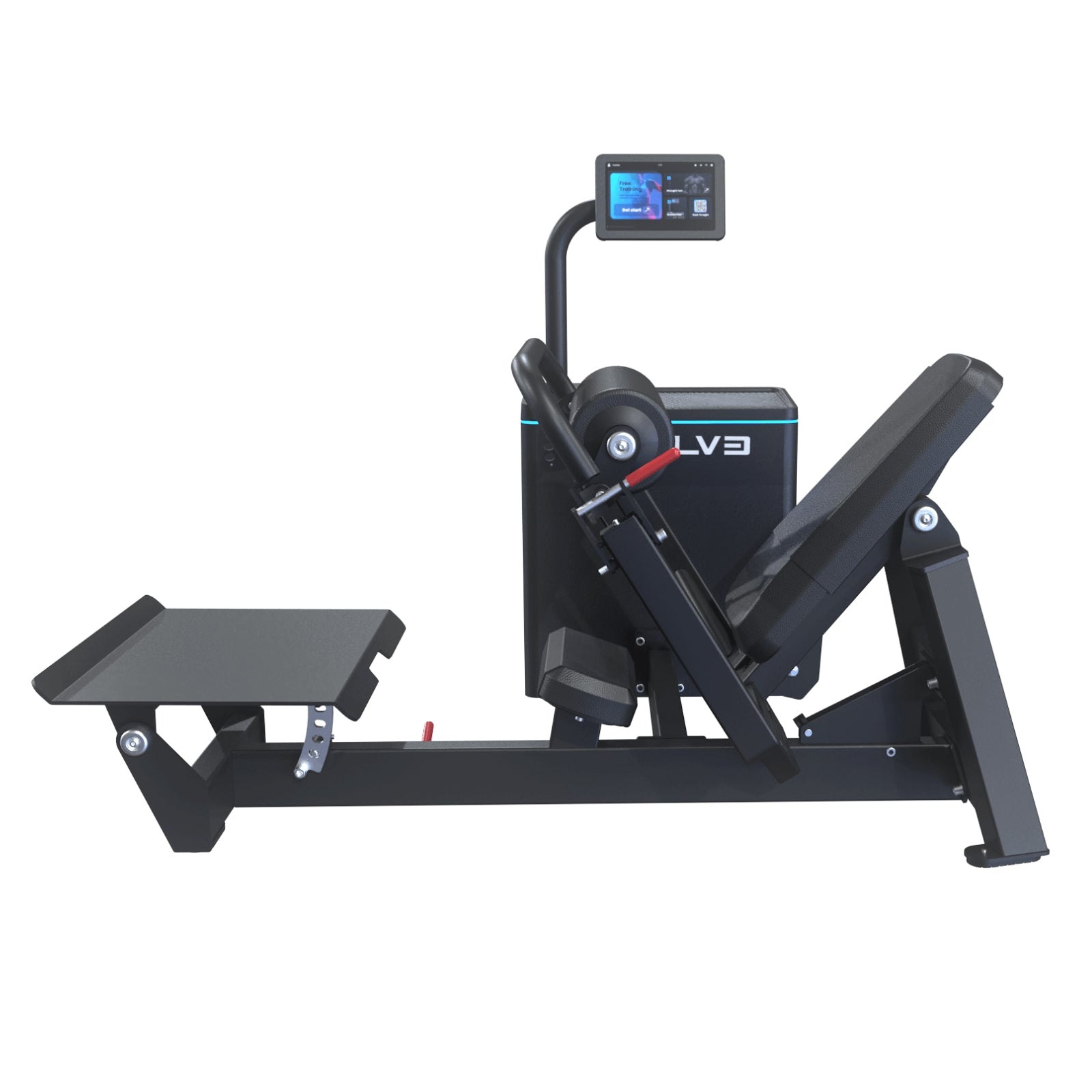 Digitale Hüftstreckmaschine – Evolve Fitness Digital Strength DS-415 mit Gewichtsscheiben