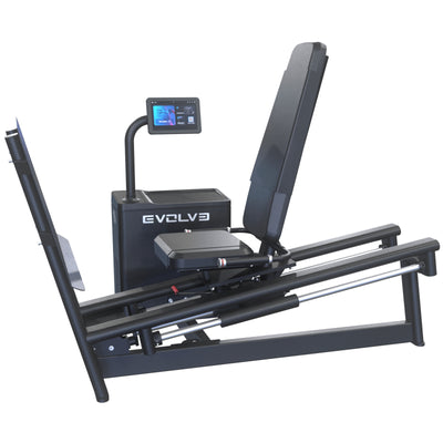 Digitale Beinpresse im Sitzen – Evolve Fitness Digital Strength DS-411 mit Gewichtsverlagerung