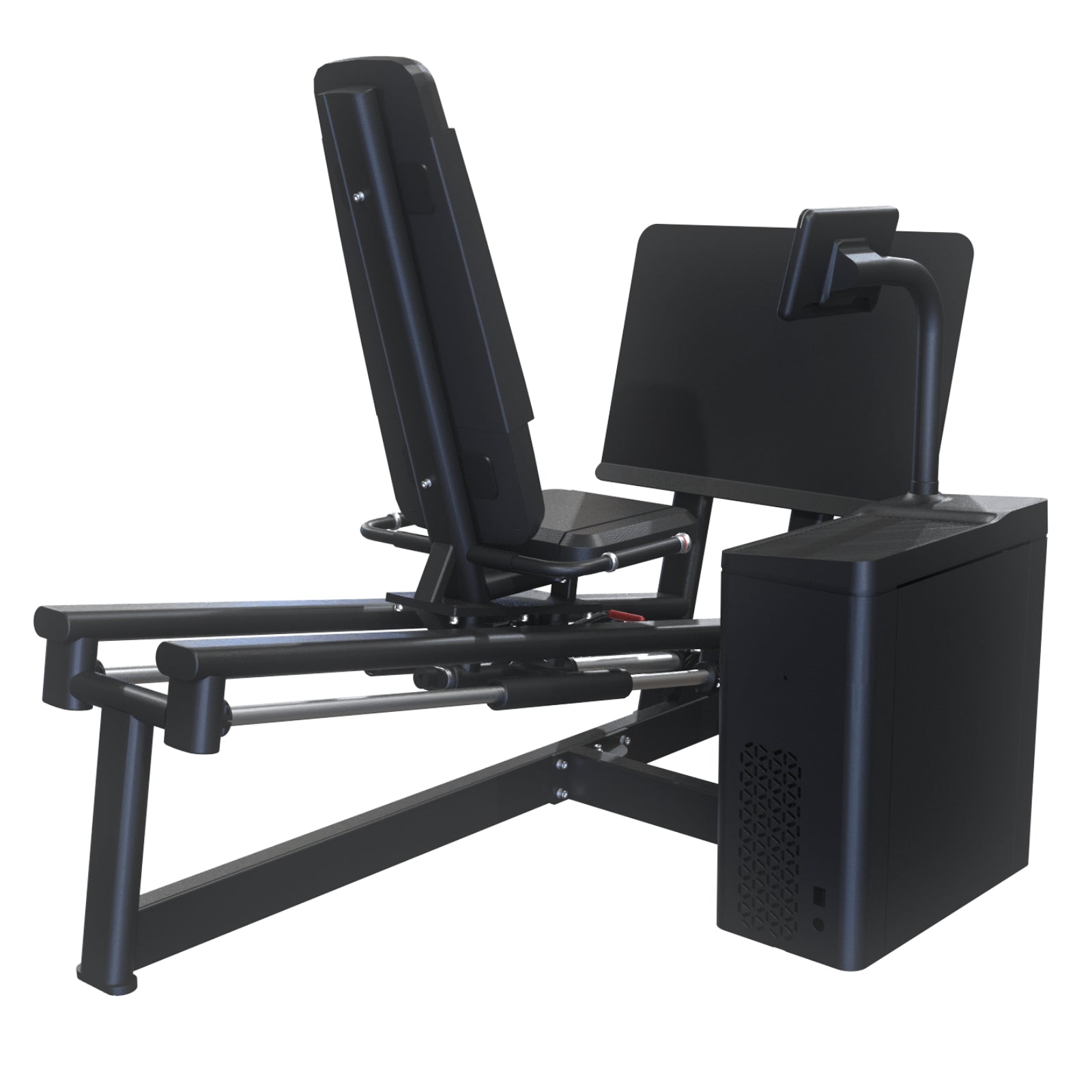 Digitale Beinpresse im Sitzen – Evolve Fitness Digital Strength DS-411 mit Gewichtsverlagerung