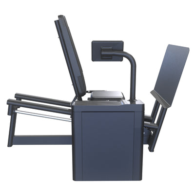 Digitale Beinpresse im Sitzen – Evolve Fitness Digital Strength DS-411 mit Gewichtsverlagerung