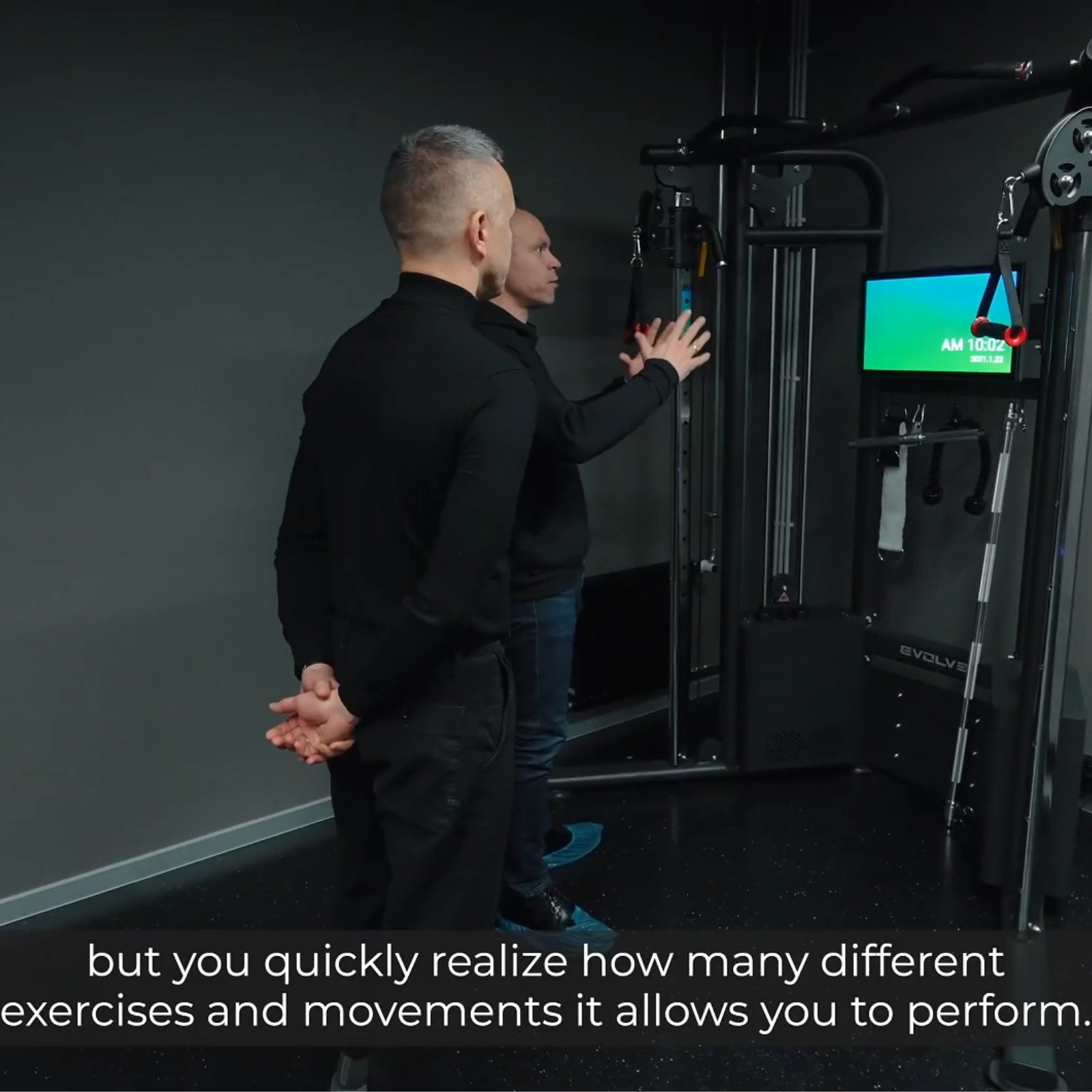 Digitales, doppelt verstellbares Seilzuggerät / Functional-Trainer-Gerät - Evolve Fitness Digital Strength DS-450 Selectorized