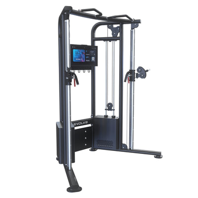 Digitales, doppelt verstellbares Seilzuggerät / Functional-Trainer-Gerät - Evolve Fitness Digital Strength DS-450 Selectorized