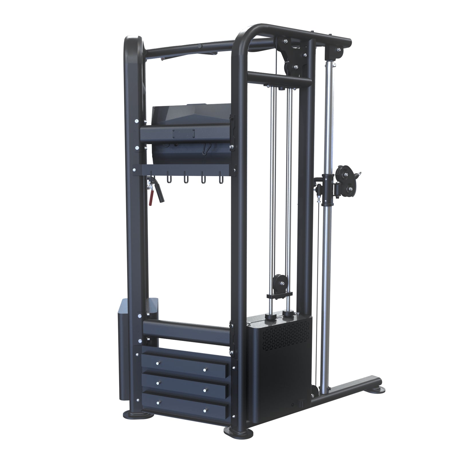 Digitales, doppelt verstellbares Seilzuggerät / Functional-Trainer-Gerät - Evolve Fitness Digital Strength DS-450 Selectorized