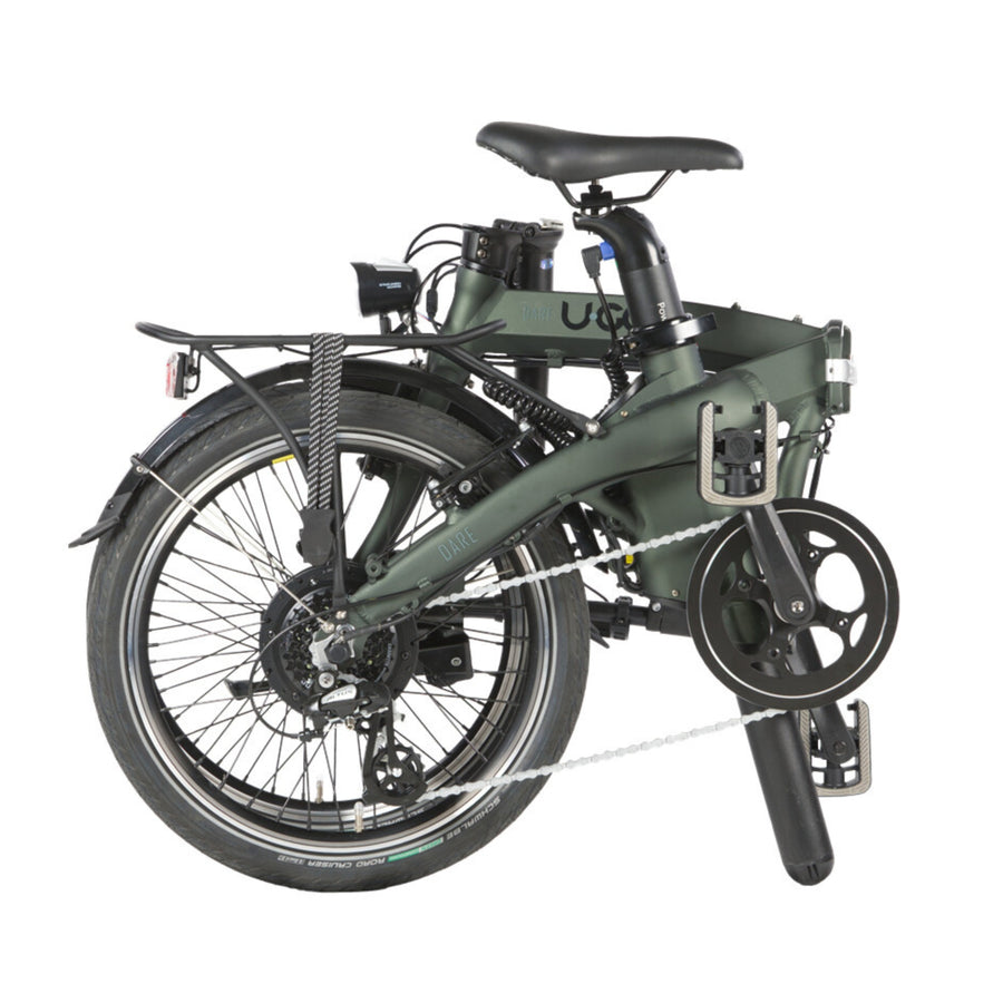 Elektrische vouwfiets - U GO Dare Ed7 20" - Forest Green - 7 versnellingen derailleur - V brakes