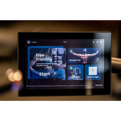 Digitale Beinbeugemaschine (liegend) - Evolve Fitness Digital Strength DS-418 Selectorized