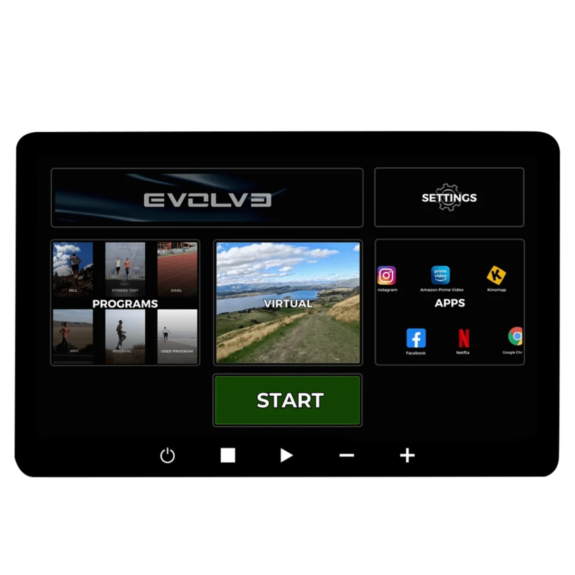 Evolve Fitness ET-PR-156-TFT crosstrainer – interactieve full-body cardio