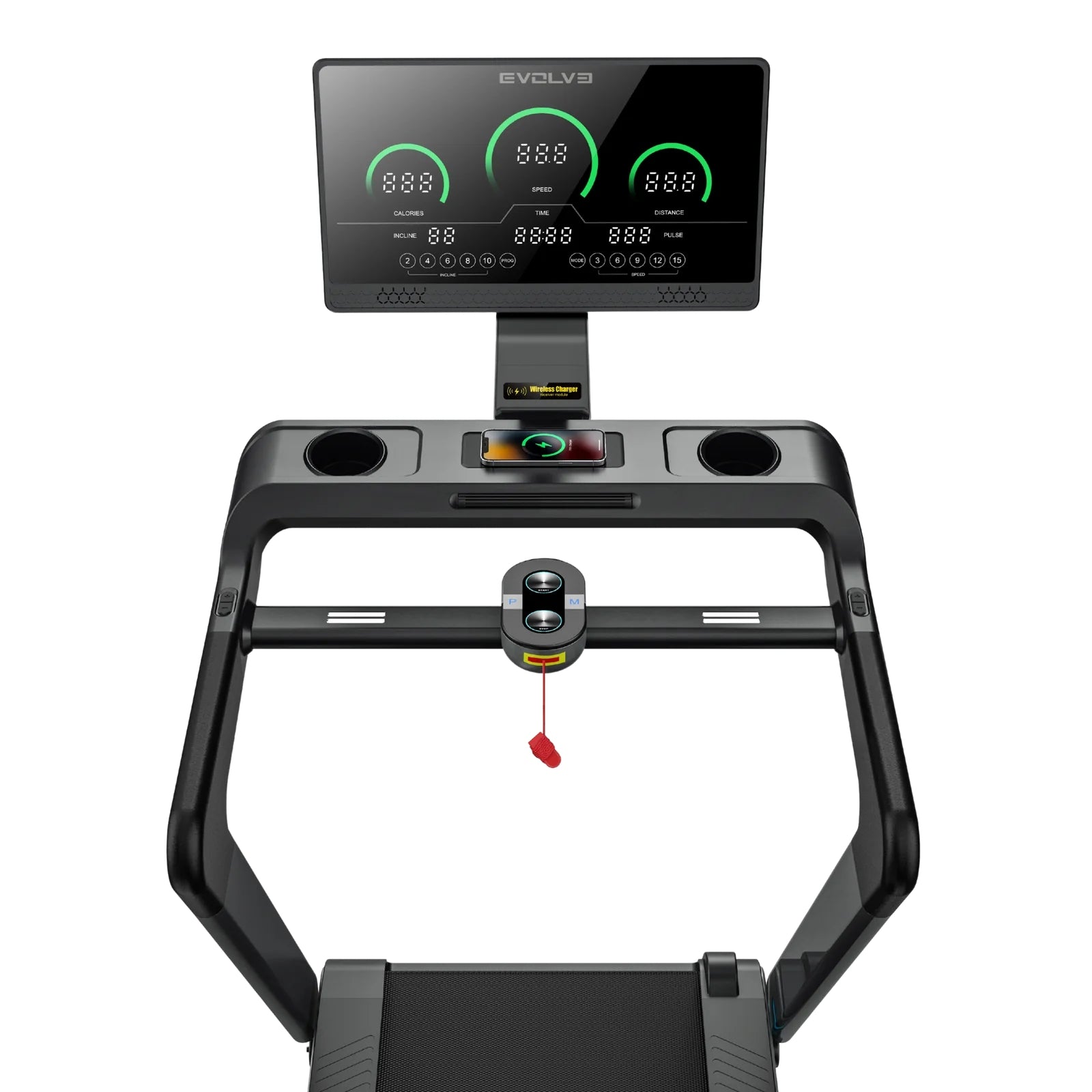 Evolve Fitness HT-300-LED Laufband - vollständig zusammenklappbar