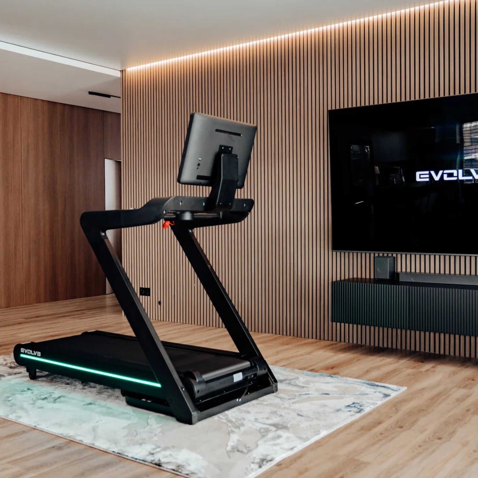 Evolve Fitness HT-300-LED Laufband - vollständig zusammenklappbar