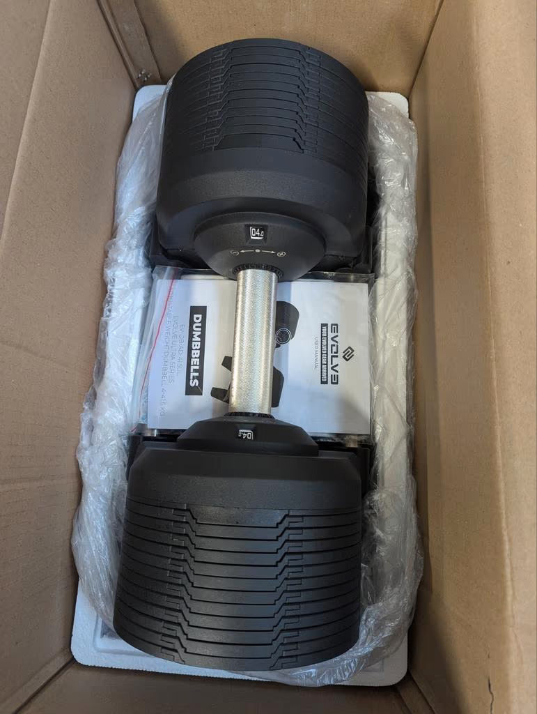 Verstellbare Hantel 4 bis 41,5 kg (jeweils) - Evolve Fitness Ultra Series AD-415