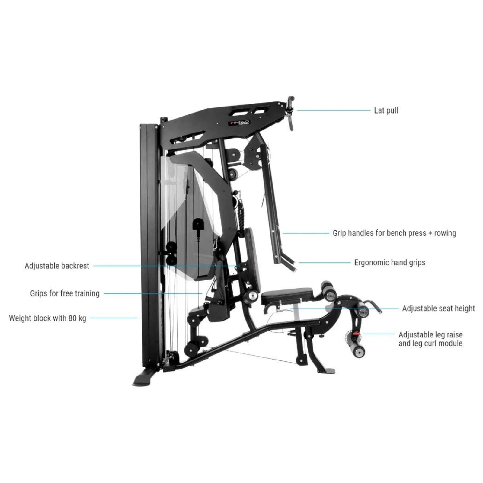 Multistation / Heimtrainer - Finnlo Maximum Autark 5.0 Multi-Gym