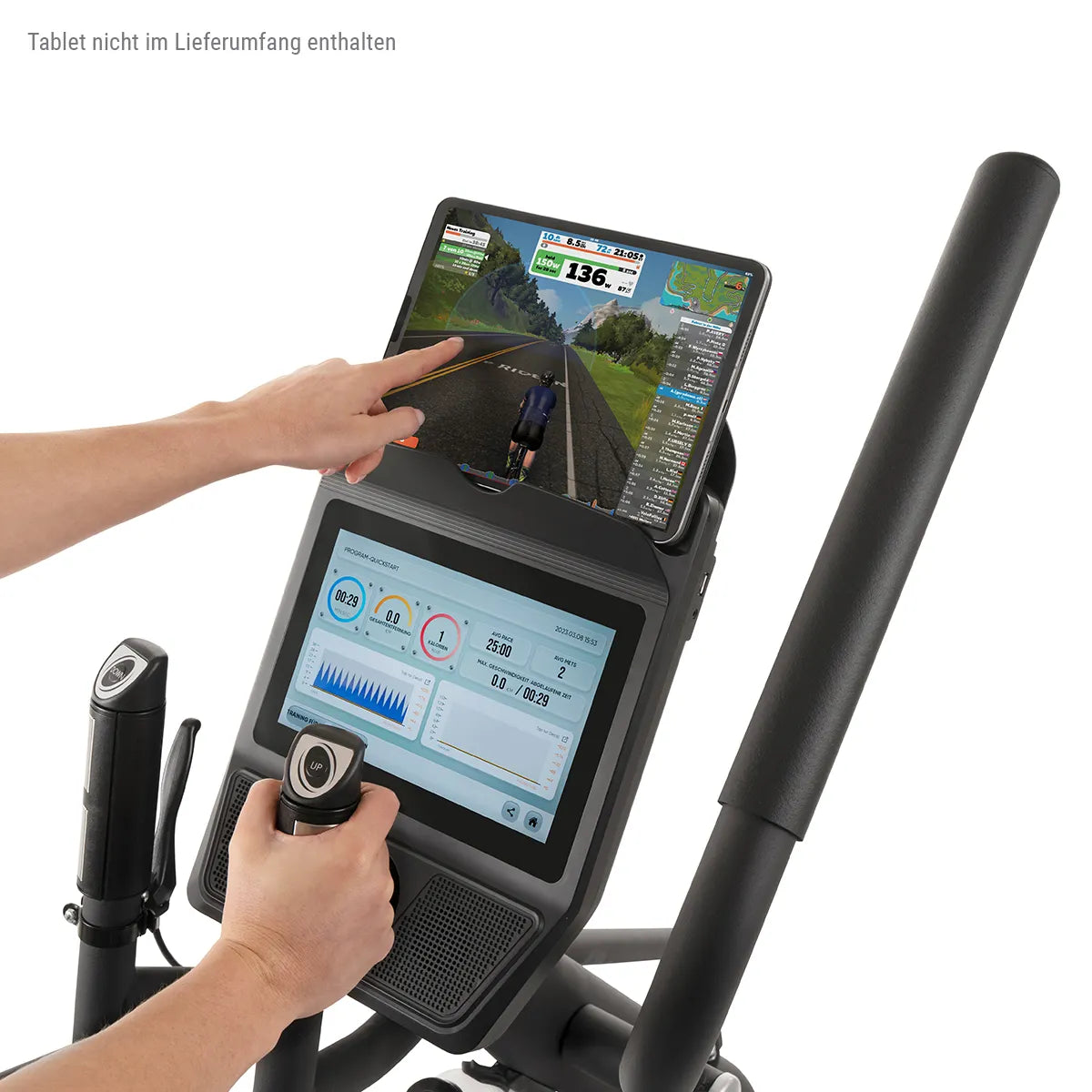 Finnlo E-Glide SRT Crosstrainer – mit TFT-Entertainment-Display