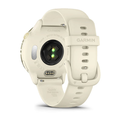 Garmin Vivoactive 6 – Gesundheits- und Fitness-Smartwatch – Lunar Gold mit Bone-Armband