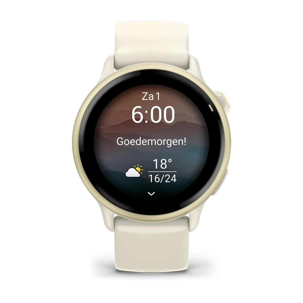 Garmin Vivoactive 6 – Gesundheits- und Fitness-Smartwatch – Lunar Gold mit Bone-Armband