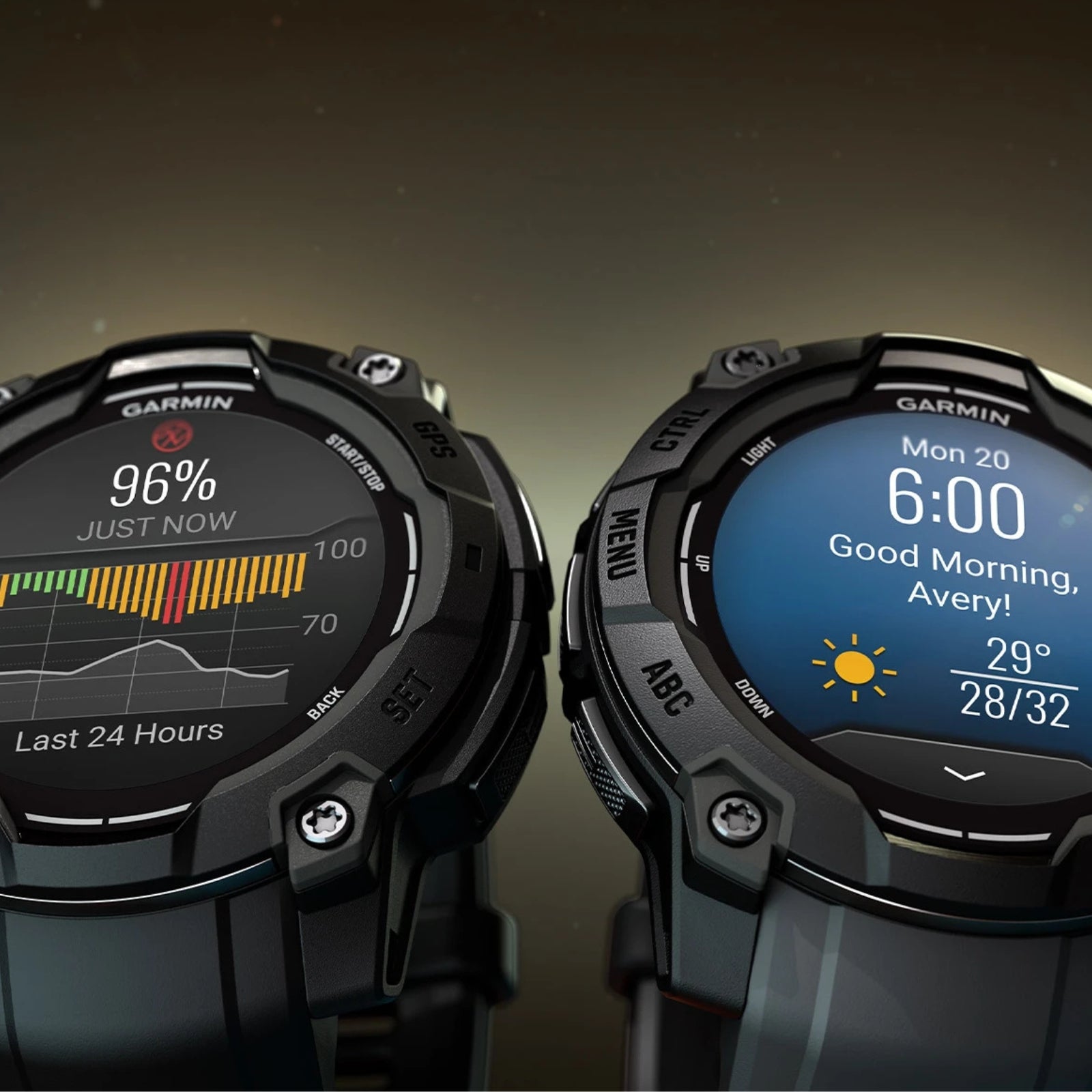 Garmin Instinct 3 AMOLED – 45 mm und 50 mm – Robuste Smartwatch für Multisport und Abenteuer