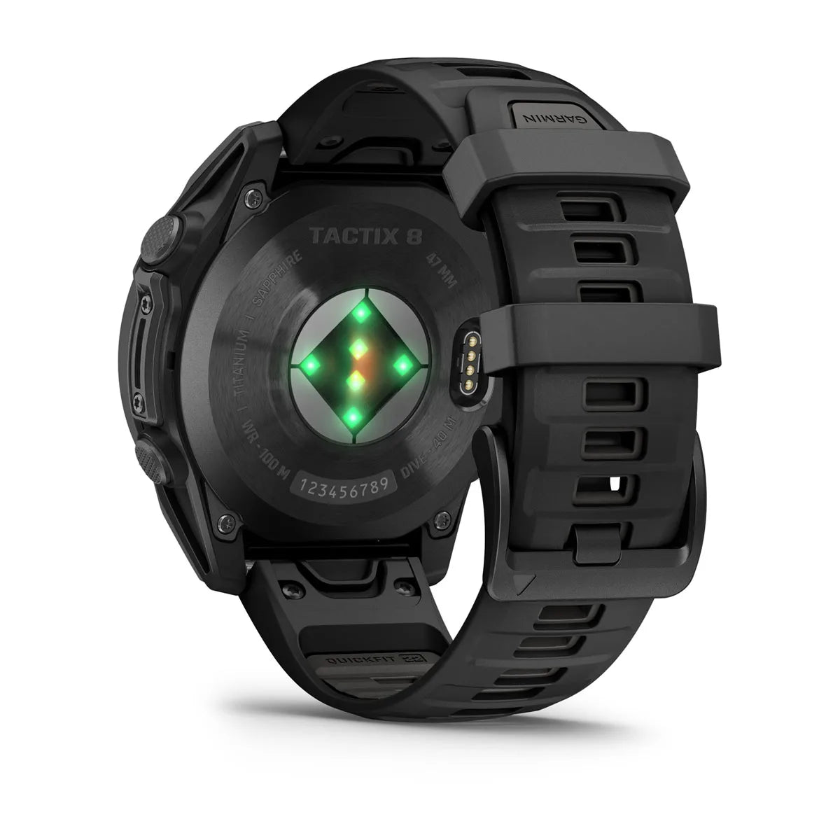 Garmin Tactix 8 AMOLED Schwarz – 47 mm &amp; 51 mm – Taktische Outdoor- und Multisportuhr