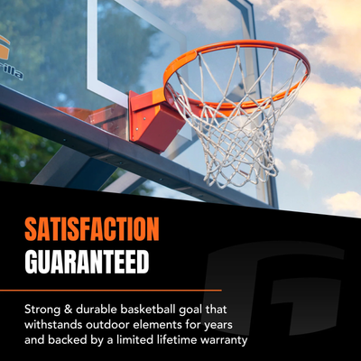 Goalrilla FH72 Professioneller Basketballkorb mit fester Höhe (für den Einbau im Boden)