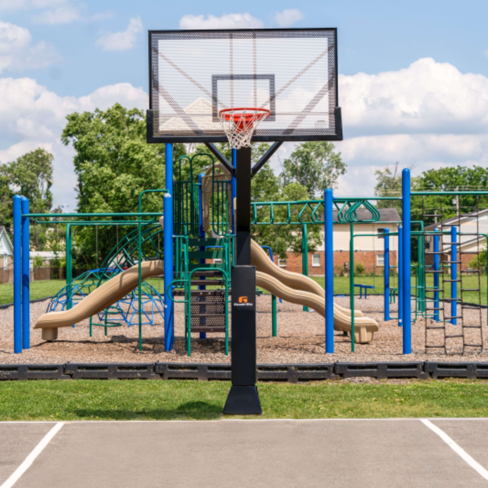 Goalrilla FH72 Professioneller Basketballkorb mit fester Höhe (für den Einbau im Boden)