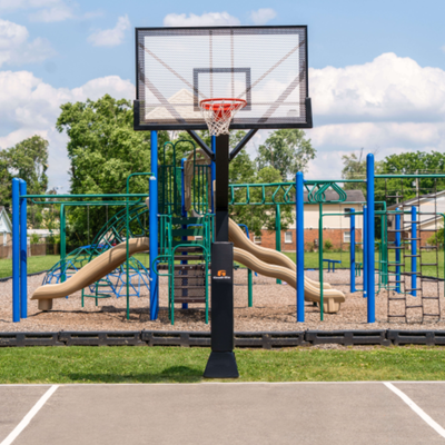 Goalrilla FH72 Professioneller Basketballkorb mit fester Höhe (für den Einbau im Boden)