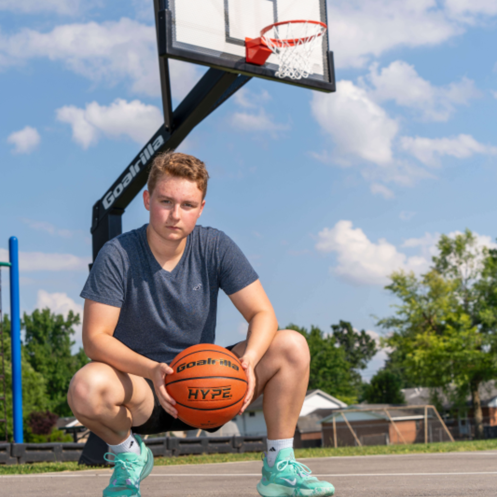 Goalrilla FH72 Professioneller Basketballkorb mit fester Höhe (für den Einbau im Boden)