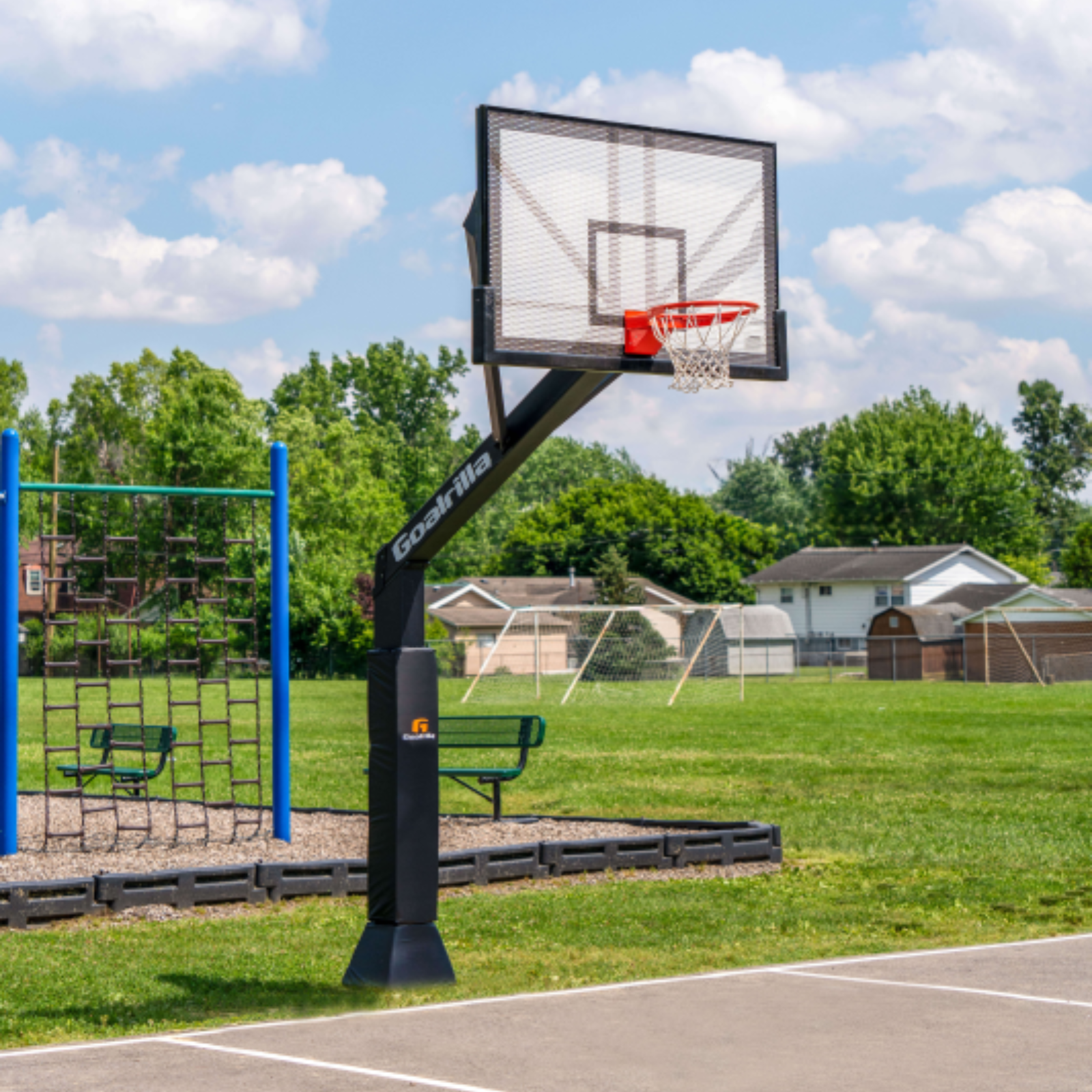 Goalrilla FH72 Professioneller Basketballkorb mit fester Höhe (für den Einbau im Boden)