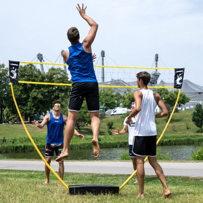 Multifunktionales Volleyball-/Badminton-/Tennisnetz-Set - Hammer 3in1 Set