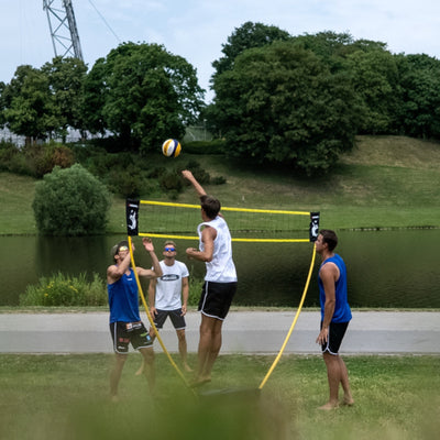 Multifunktionales Volleyball-/Badminton-/Tennisnetz-Set - Hammer 3in1 Set