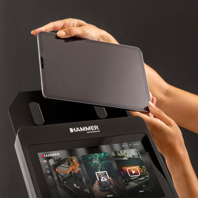 Hammer Maximum EL8000 professioneller Crosstrainer mit 10,1"-Touchscreen-Display