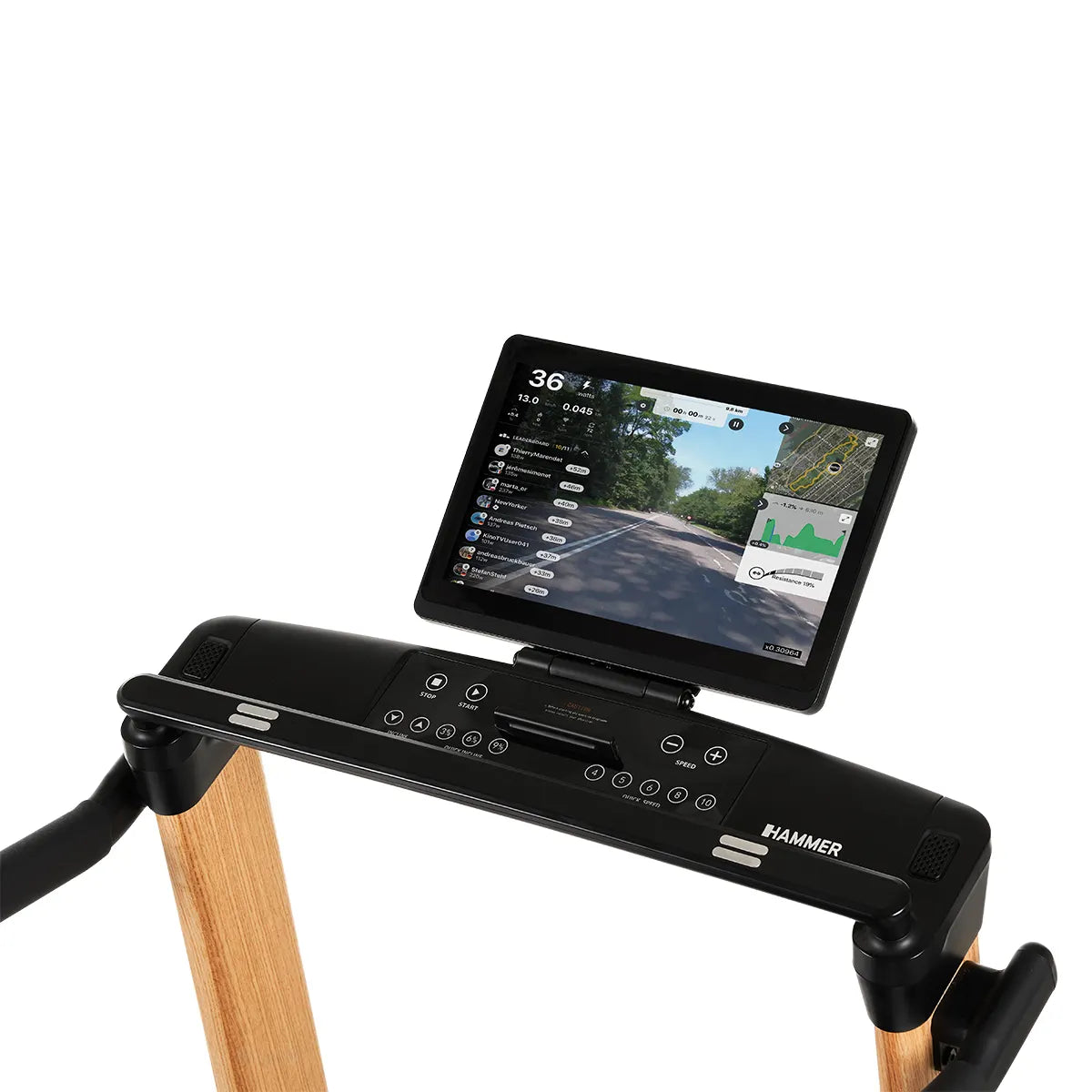 Hammer Q. Vadis 12.0 NorsK Laufband mit 15,6" TFT-Touchscreen