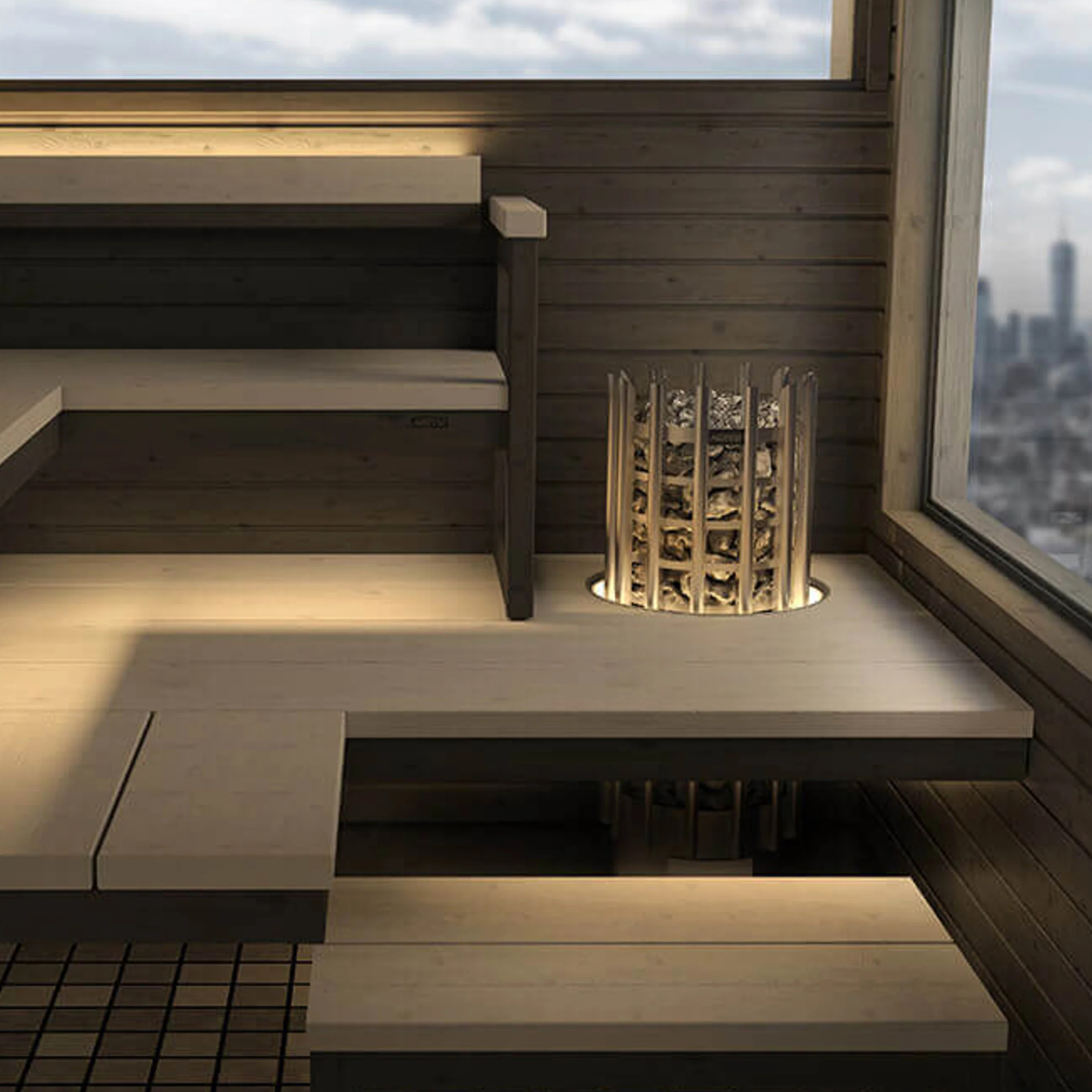 Sauna Harvia Glow Corner TC90 9 kW