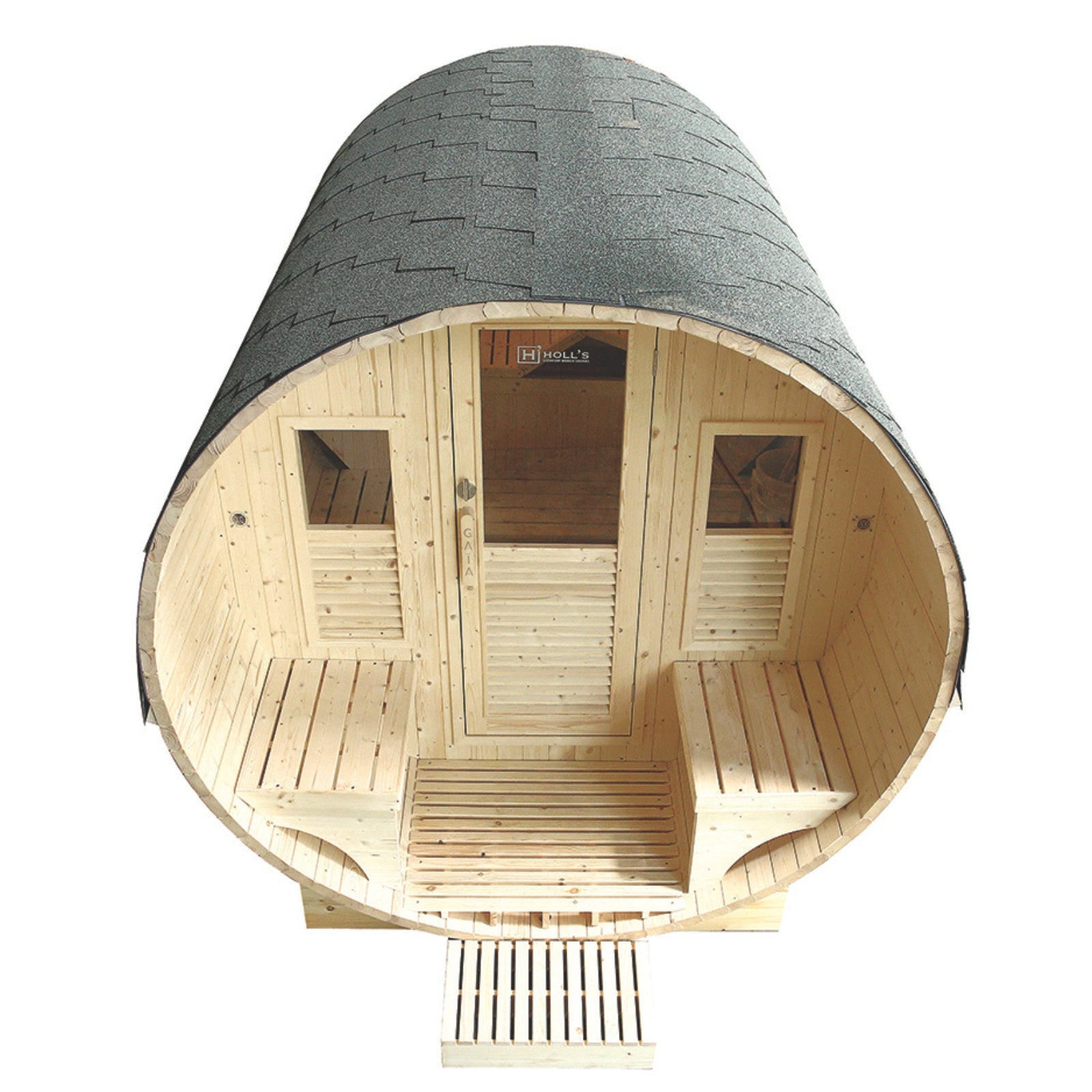 Außensauna für 6 Personen – Holl’s Gaia Luna